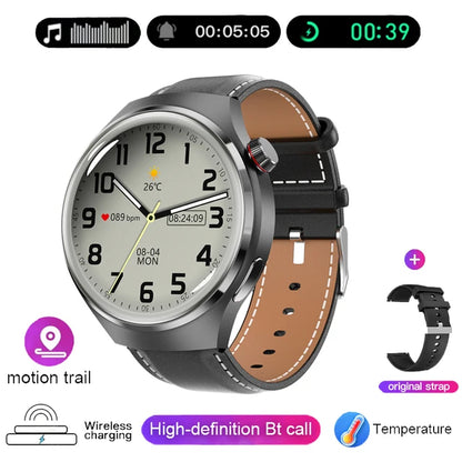 New GPS Smart Watch Men For Huawei Watch 4 Pro 360*360 HD Screen Heart rate Bluetooth Call IP68Waterproof Blood Sugar Smartwatch