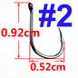 100/50/25 pcs Iseama Carp Fishing Hook Offset Circle Hook Single Fly Fishing Jig Hook Barbed sea Fishhook Tackle Accessories