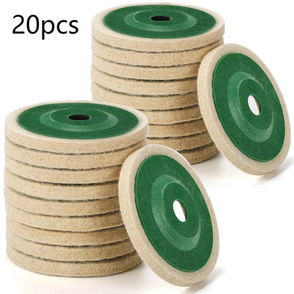 5/10Polishing Wheels Polishing Pad Grinding Disc Angle Grinder Accessories Angle Grinder WheelFelt Polishing Disc Polisherwheel