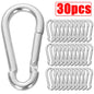 10/20/30Pcs Mini Carabiner Keychain Alluminum Alloy D-ring Buckle Spring Carabiner Snap Hook Clip Keychains Outdoor Camping Tool