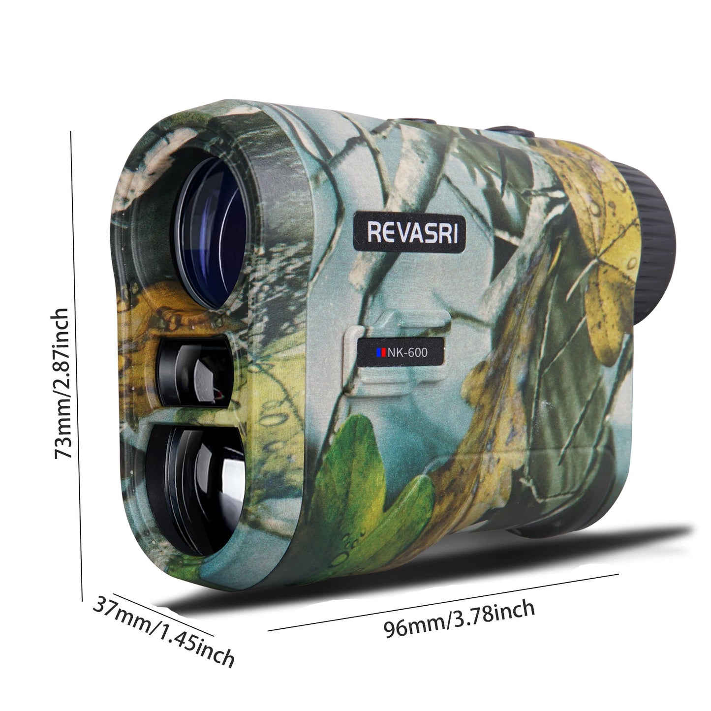 REVASRI 600 1000M Hunting Laser Rangefinder with Angle Speed Height Distance Measurement and Continuous Scan for Hunting