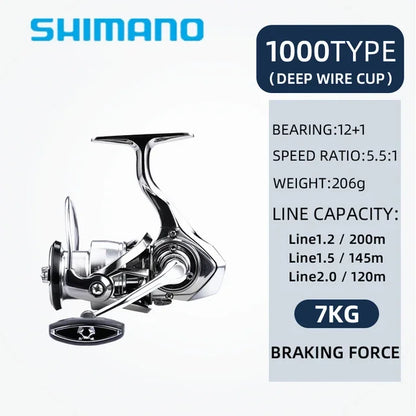 SHIMANO flagship rotary wheel LT series remote-controlled cast metal fishing boat suitable for various water areas, spinning whe