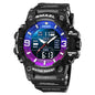 SMAEL Waterproof 5Bar Sports Digital Watch Male Large Dial Daily Alarm Stopwatch Men's Electronic Wristwatch Clock 8049