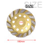 80/100/125/150/180mm Diamond Segment Grinding Cup Wheel Disc for Concrete Granite Stone Ceramic Grinding Cutting Wheel 1pc