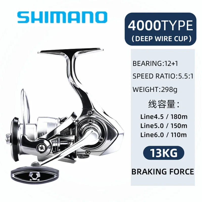 SHIMANO flagship rotary wheel LT series remote-controlled cast metal fishing boat suitable for various water areas, spinning whe