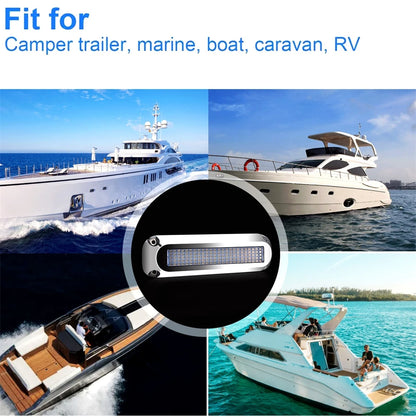 2PCS Boats Lighting 120LED Submersible Navigation Lights 12v/24v Underwater Boat Lights Led Waterproof Yacht Marine Accessories
