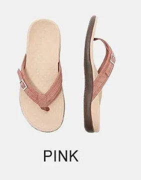 Women Orthopedic Sandals Arch Support Flip Flops for Plantar Fasciitis Comfort Summer Sandals Flat Bottomed Casual Flip Flops