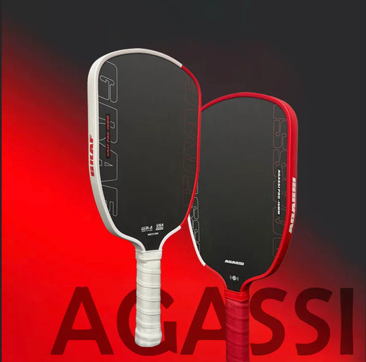 2025 Agassi Pro Shape TFP Espuma 14mm 16mm Espessura GEN4 Núcleo Thermoformé Toray T700 Pá de pickleball de fibra de carbono