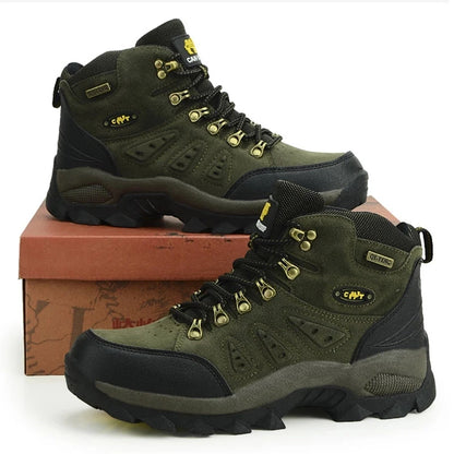 Outdoor Waterproof Hiking Boots Men Women Winter Shoes Walking Climbing Hiking Shoes Mountain Sport Boots Hunting Mens Sneakers