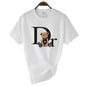 Fashion Luxury Brand Cute Bear Print Women T-shirt  Tshirt Summer Graphic Fashion Female T Shirts Woman Clothing Free Shipping