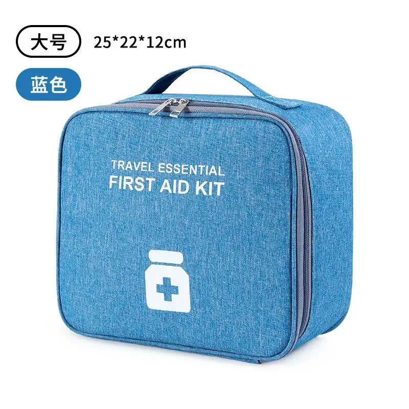 Home First Aid Kit Large Capacity Empty Medicine Storage Bag Portable Travel Medicine Box Survival Bag Emergency Bag For Car