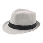 Trendy Wide Brim Men Straw Hat Women Summer Solid Color Fedoras Jazz Sun Cap Outdoor Casual Panama Cowboy Hats