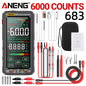 ANENG 683 6000 Counts Multimetro  Smart Multimeter High-end Touch  Test Rechargeable Multitester AC/DC Voltage Tester Current To