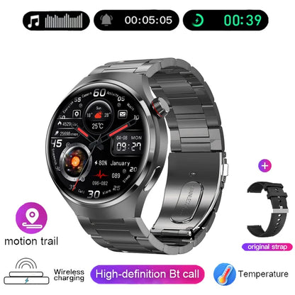 New GPS Smart Watch Men For Huawei Watch 4 Pro 360*360 HD Screen Heart rate Bluetooth Call IP68Waterproof Blood Sugar Smartwatch