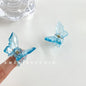 Cute Transparent Hair Claw Clips Barrettes Mini Butterfly Hair Clips for Women Non-slip Girls Headband Hair Accessories