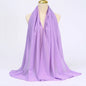 Muslim Chiffon Hijab Scarf Women Long Solid Color Head Wrap For Women Hijabs Scarves Ladies Muslim Veil Jersey Hijabs