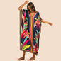 Kaftan Dress Over Size Women Beach Dress Cover Up Summer Clothes Kimono Mujer Vestidos De Fiesta