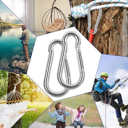 10/20/30Pcs Mini Carabiner Keychain Alluminum Alloy D-ring Buckle Spring Carabiner Snap Hook Clip Keychains Outdoor Camping Tool