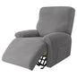 Recliner Sofa Cover Lazy Chair Solid Color Cushion Cover Sofa Cover 1/2/3/4 Seat Waterproof Leaf Texture Sofa