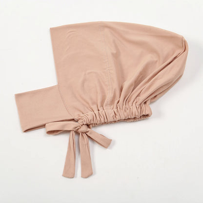 Muslim Inner Cap Hijab For Women Solid Underscarf Hijab Undercap Scarf Turban Hat Islamic Muslim Hijabs Ready To Wear Headcover