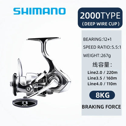 SHIMANO flagship rotary wheel LT series remote-controlled cast metal fishing boat suitable for various water areas, spinning whe