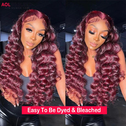 Loose Deep Wave Human Hair Wigs For Women Human Hair Glueless Wig Human Hair Ready To Wear Pre Plucked Brazilian Raw Human Hair