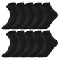 10pairs Men's Fashion Cotton Breathable Comfortable Ankle Socks, Men's Summer Socks