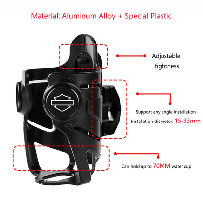 Motorcycle Beverage Water Bottle Cage Drink Cup Holder For Harley Pan America ADV 1250 PA1250 PANAMERICA Special Accessories