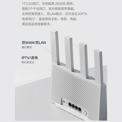 Xiaomi Router BE3600 WiFi 7 Dual-Band Qualcomm quad-core Gaming Acceleration 3570Mbps Dual WAN LAN Mesh Network Repeater VPN