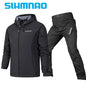 Spring and Autumn fishing suit set, hooded windproof and waterproof, outdoor mountaineering suit, tactical pants