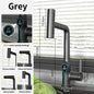 Waterfall Temperature Digital Display Basin Faucet Lift Up Down Stream Sprayer Hot Cold Water Sink Mixer Wash Tap For Bathroom