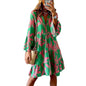 Oversized Dress for Women Clothing 2023 Summer Plus Size Boho Beach Floral Mini Dress Large Size Female Casual Long Skirt Vestid