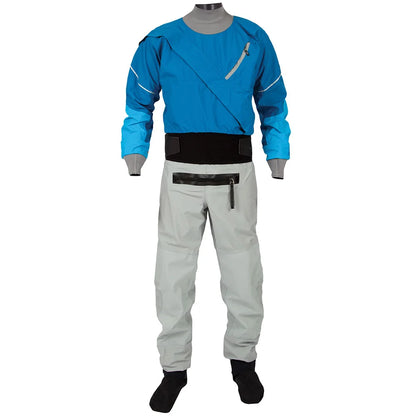 Kayak Dry Suit for Men 3-layer Waterproof Fabric Drysuit With Latex on Neck and Wrist White Water River Pending