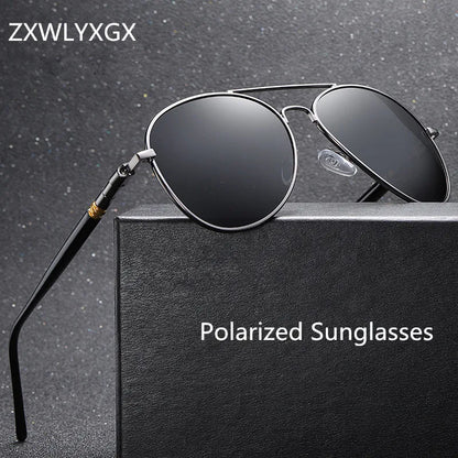 Sunglasses Men  Polarized Fashion Classic Pilot Sun Glasses Fishing Driving Goggles Shades For Women Oculos