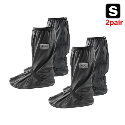 Reusable Motorcycle Scooter Dirt Bike Rain Shoes Cover Non-Slip Boot Covers Unisex Bicycle Shoes Protectors  For Rainy Snowy Day