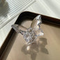 Cute Transparent Hair Claw Clips Barrettes Mini Butterfly Hair Clips for Women Non-slip Girls Headband Hair Accessories