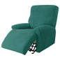 Recliner Sofa Cover Lazy Chair Solid Color Cushion Cover Sofa Cover 1/2/3/4 Seat Waterproof Leaf Texture Sofa