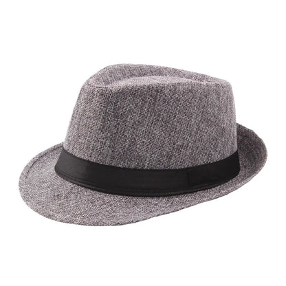 Trendy Wide Brim Men Straw Hat Women Summer Solid Color Fedoras Jazz Sun Cap Outdoor Casual Panama Cowboy Hats