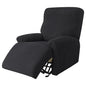 Recliner Sofa Cover Lazy Chair Solid Color Cushion Cover Sofa Cover 1/2/3/4 Seat Waterproof Leaf Texture Sofa