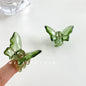 Cute Transparent Hair Claw Clips Barrettes Mini Butterfly Hair Clips for Women Non-slip Girls Headband Hair Accessories