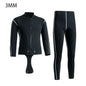 3/5mm Thicken Deep Dive Wetsuit for Men Split Black Diving Suit Keep Warm Professional Snorkeling Free-diving Spearfishing Set