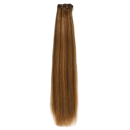 Bone Straight Hair Bundles Salon Natural Hair Extensions Fake Fibers Super Long Synthetic Yaki Straight Hair Weaving Full to End