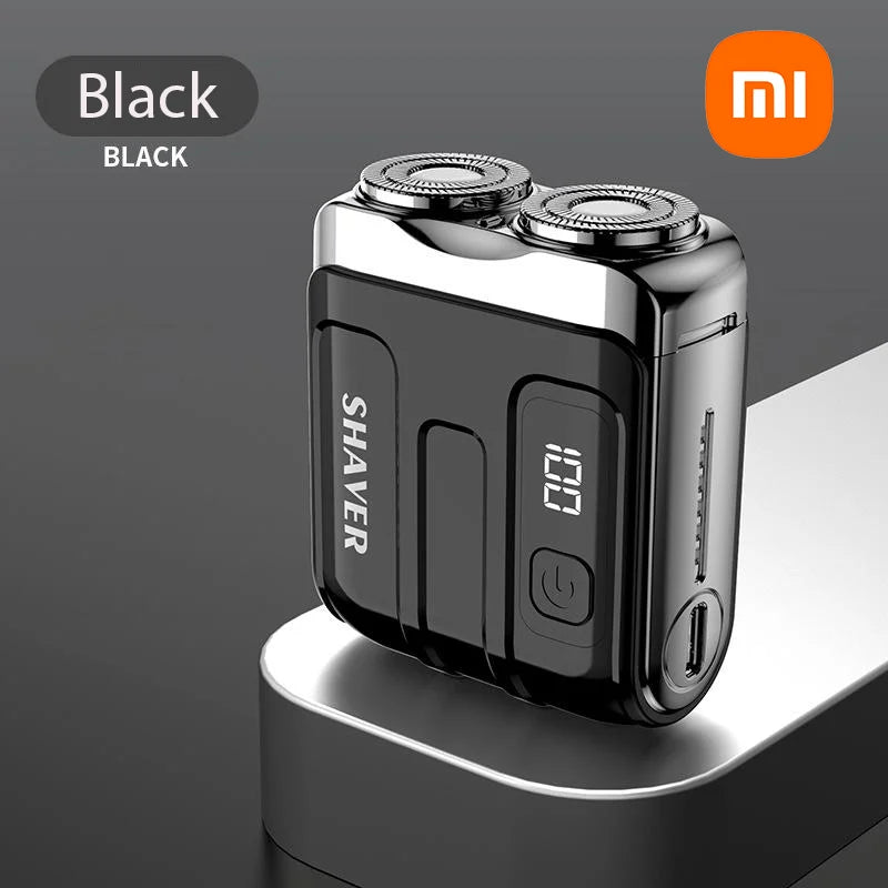 Xiaomi R-18 Electric Smart Shaver Household Car Shaver Digital Display Mini Dual Blade Rechargeable Shaver Powerful Men's Gifts