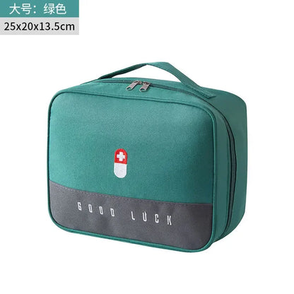 Home First Aid Kit Large Capacity Empty Medicine Storage Bag Portable Travel Medicine Box Survival Bag Emergency Bag For Car