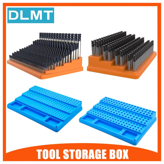 Milling Cutter Tool Box 288 Hole Storage Box Drill Bit Storage Box 4mm 16mm CNC Tool Organizer Rack Accessories Multifunctional