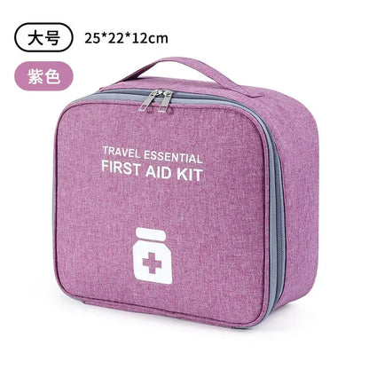 Home First Aid Kit Large Capacity Empty Medicine Storage Bag Portable Travel Medicine Box Survival Bag Emergency Bag For Car