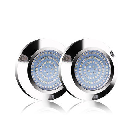 2pcs 120W LED Marine Yacht Lamp DC12V 24V 316L Stainless Steel IP68 Anti-corrosion Boat Underwater Light Saltwater Яхты Катера