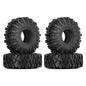 INJORA Kraken Claw 122*42MM Mud Terrain 1.9" Wheel Tires for 1/10 RC Crawler Car Axial SCX10 Pro Capra UTB18 TRX4 Redcat (T1912)