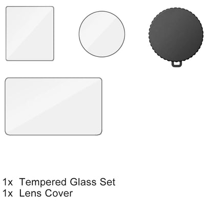 For DJI Osmo Action 5 Pro 4 3 Screen Protector Tempered Glass Film Lens Cover Cap Bag Case for DJI Action 4 5Pro Accessories