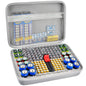 Battery Organizer Case Batteries Storage Holder Container with Tester Checker. Garage Organization Box